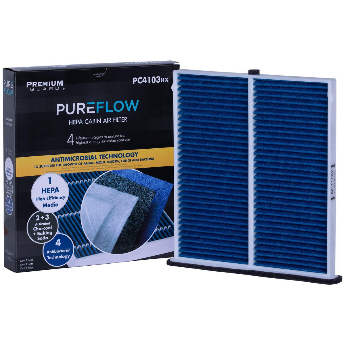 PUREFLOW 2024 Mazda CX5 Cabin Air Filter with HEPA and Antibacterial Technology, PC4103HX