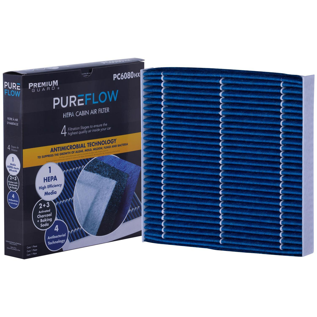 PUREFLOW 2024 Acura MDX Cabin Air Filter with HEPA and Antibacterial