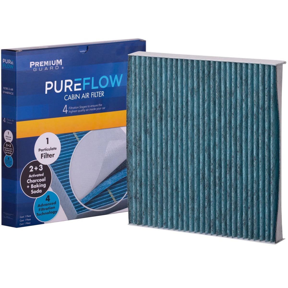 PUREFLOW 2007 Honda Accord Cabin Air Filter with Antibacterial