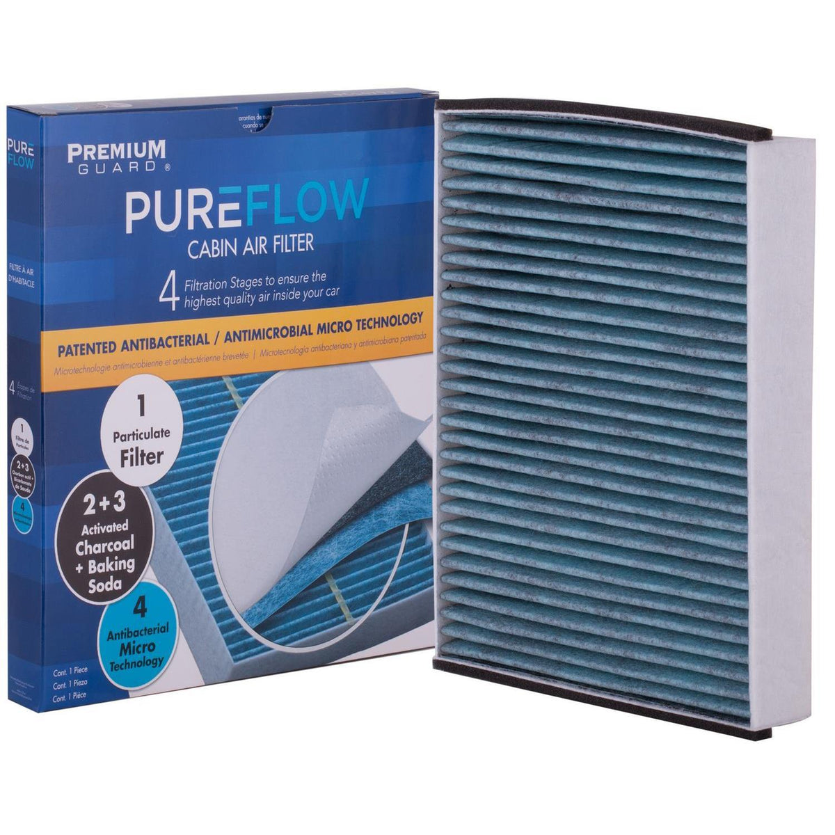 PUREFLOW 2017 Ford Escape Cabin Air Filter with Antibacterial