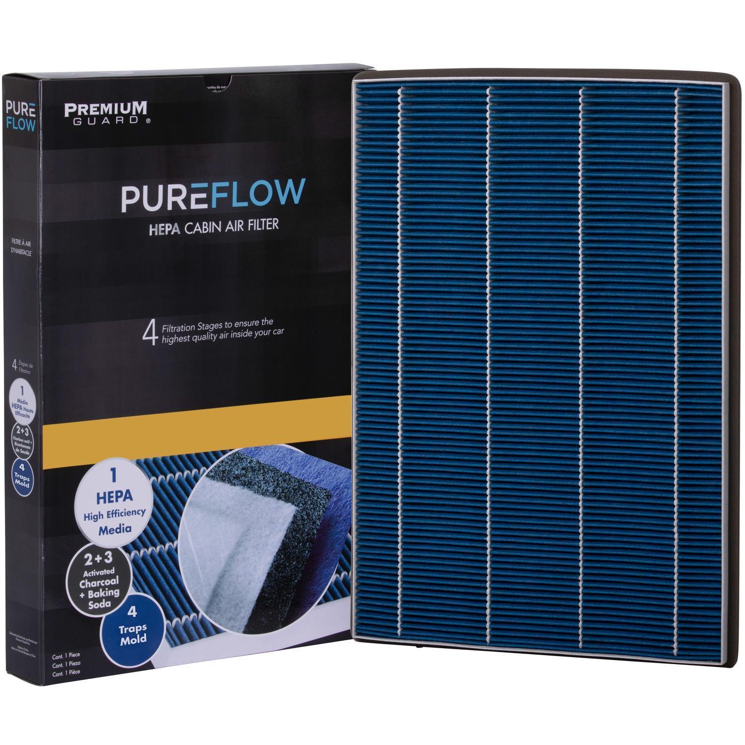 PUREFLOW 2027 Mercedes-Benz EQS 580 Cabin Air Filter with HEPA and Antibacterial Technology, PC99878HX