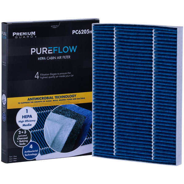 PUREFLOW 2010 Saturn Outlook Cabin Air Filter with HEPA and Antibacterial Technology, PC6205HX