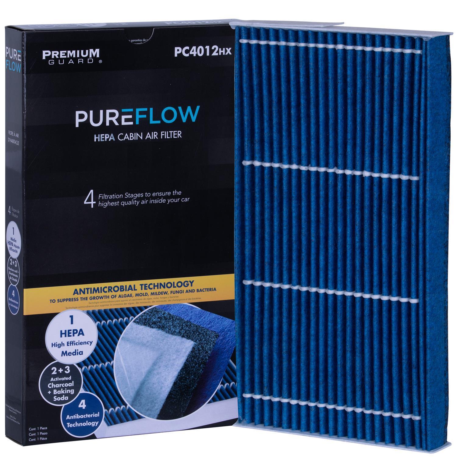 PUREFLOW 2015 Nissan Leaf Cabin Air Filter with HEPA and Antibacterial Technology, PC4012HX