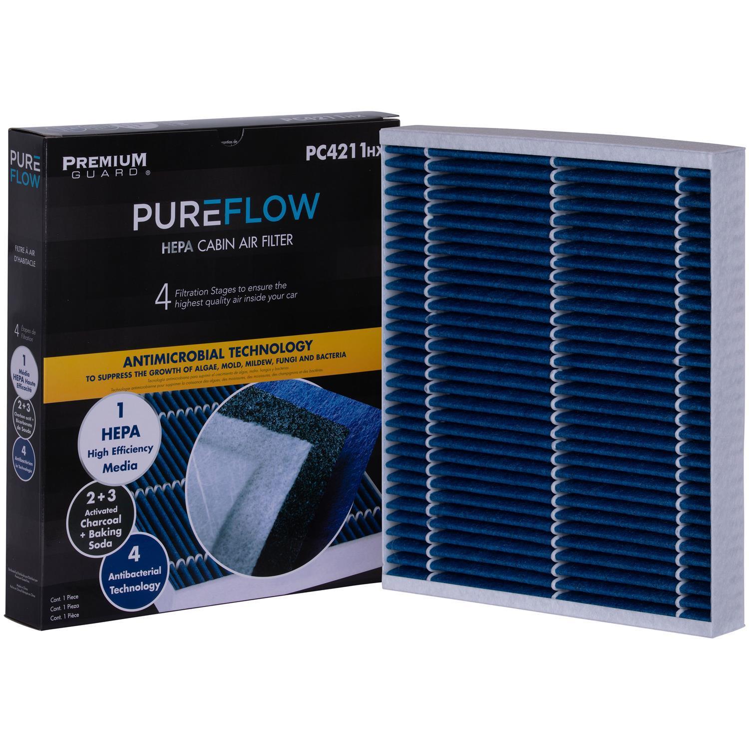 PUREFLOW 2020 Buick Regal Sportback Cabin Air Filter with HEPA and Antibacterial Technology, PC4211HX