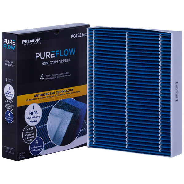 PUREFLOW 2019 BMW 430i xDrive Cabin Air Filter with HEPA and Antibacterial Technology, PC4255HX