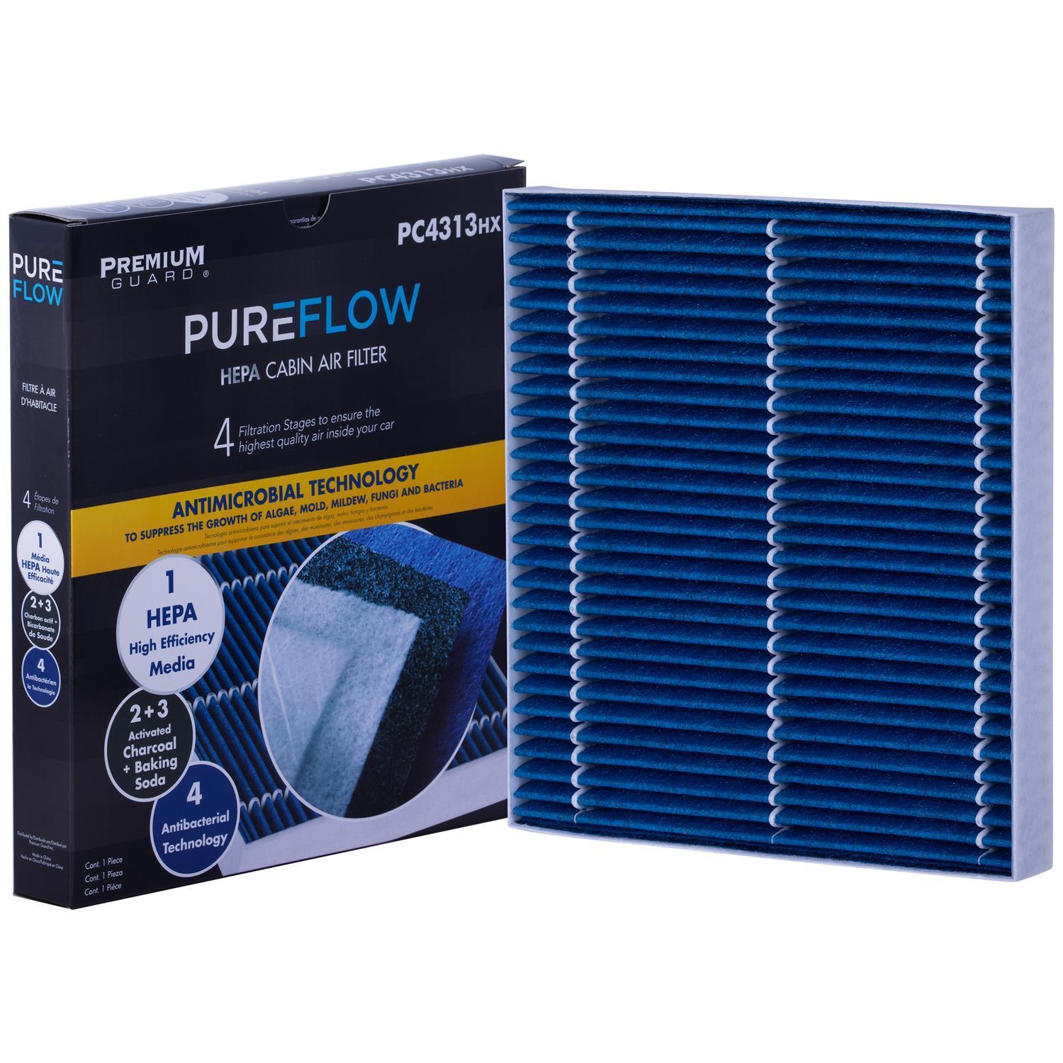 PUREFLOW 2008 Chrysler Sebring Cabin Air Filter with HEPA and Antibacterial Technology, PC4313HX