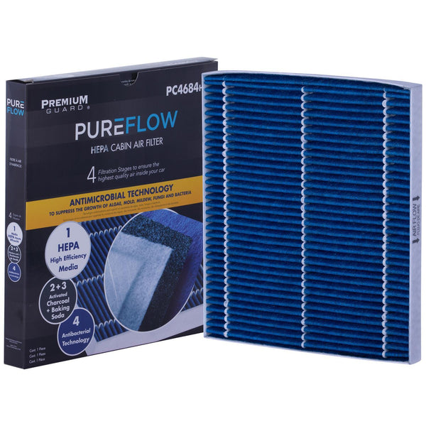 PUREFLOW 2006 Kia Rio5 Cabin Air Filter with HEPA and Antibacterial Technology, PC4684HX