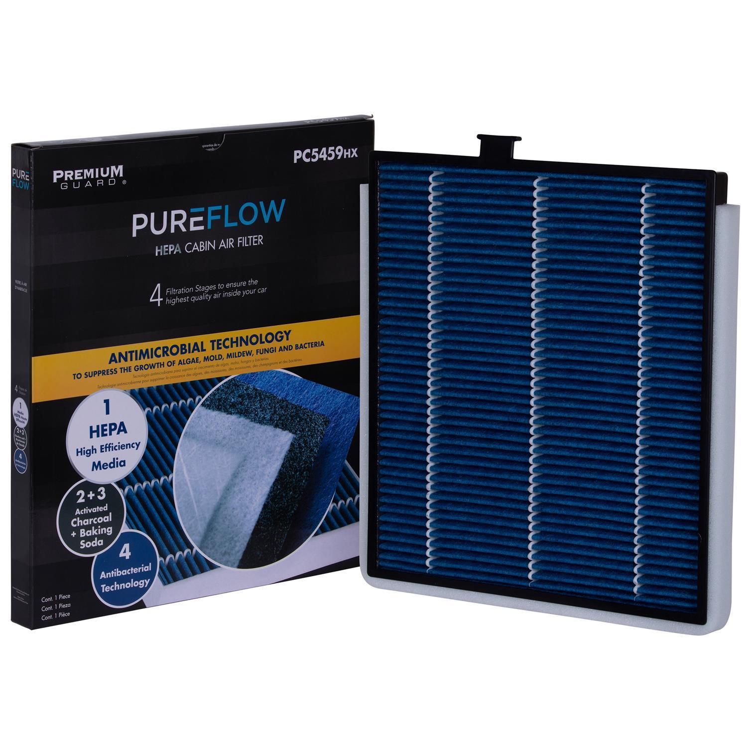PUREFLOW 2000 Honda Odyssey Cabin Air Filter with HEPA and Antibacterial Technology, PC5459HX