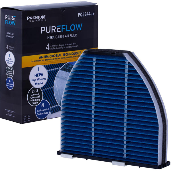 PUREFLOW 2012 Mercedes-Benz E550 Cabin Air Filter with HEPA and Antibacterial Technology, PC5844HX