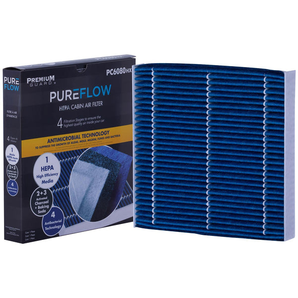 PUREFLOW 2020 Acura RDX Cabin Air Filter with HEPA and Antibacterial Technology, PC6080HX