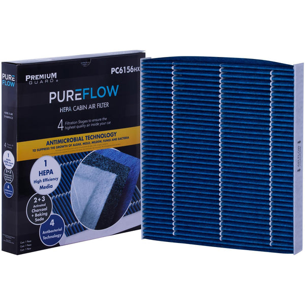 PUREFLOW 2027 Dodge Durango Cabin Air Filter with HEPA and Antibacterial Technology, PC6156HX