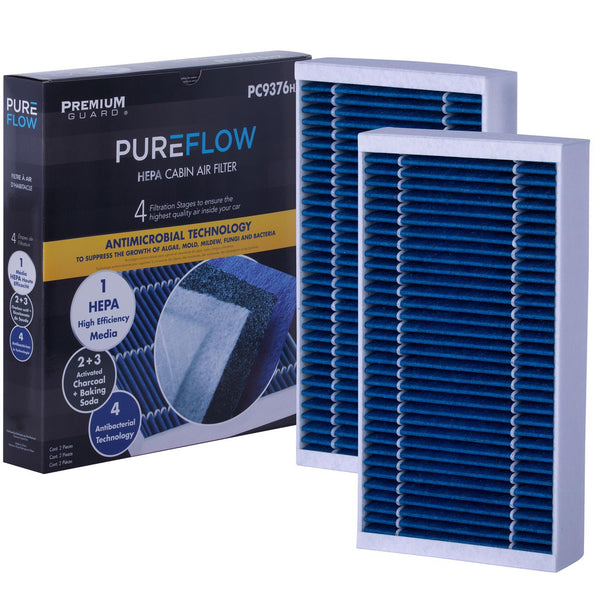 PUREFLOW 2009 Mercedes-Benz GL320 Cabin Air Filter with HEPA and Antibacterial Technology, PC9376HX