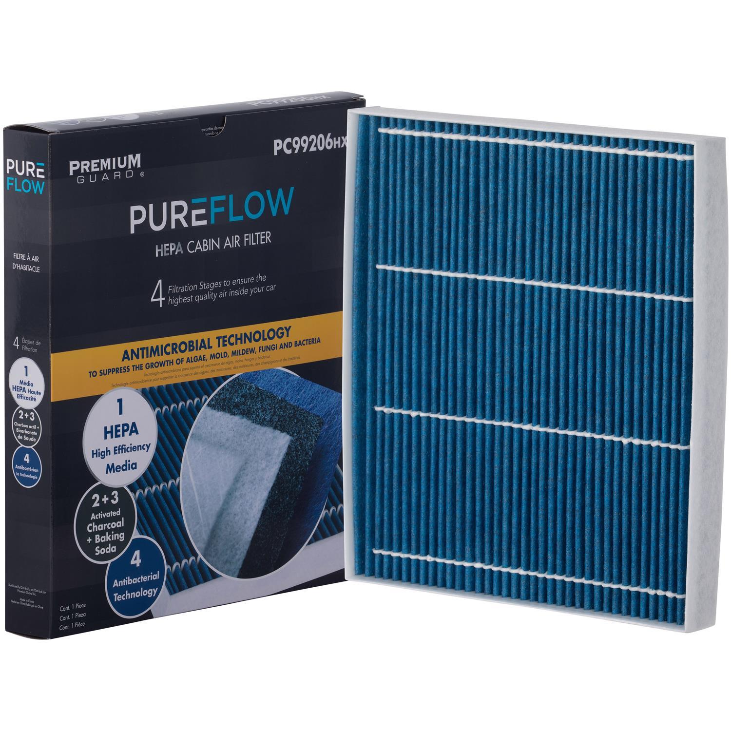 PUREFLOW 2017 Kia Optima Cabin Air Filter with HEPA and Antibacterial Technology, PC99206HX