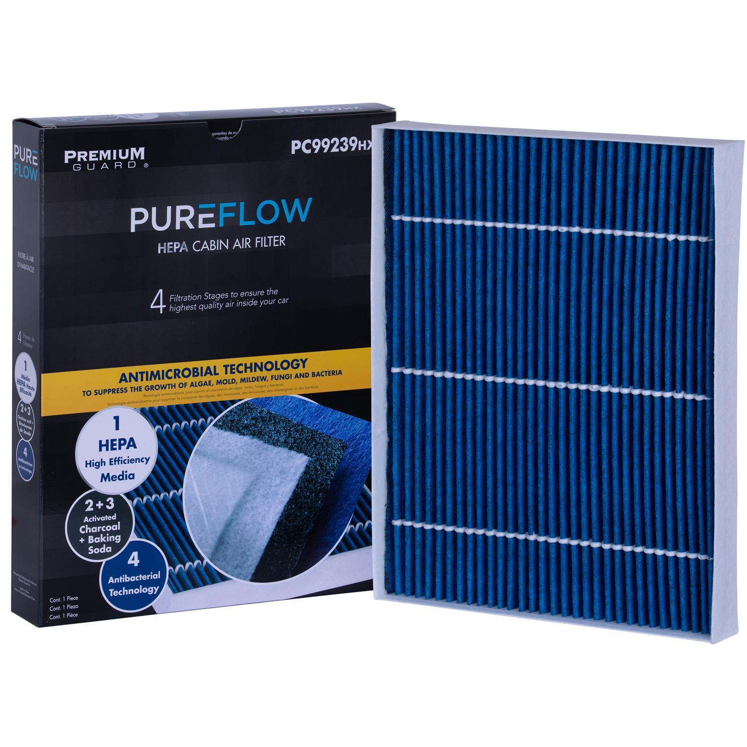 PUREFLOW 2026 Kia Forte Cabin Air Filter with HEPA and Antibacterial Technology, PC99239HX