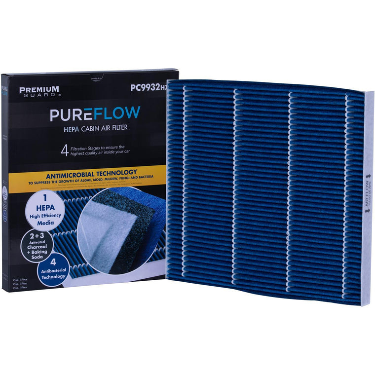 PUREFLOW 2016 Nissan Altima Cabin Air Filter with HEPA and Antibacterial Technology, PC9932HX