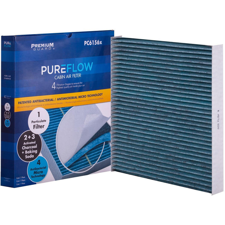 PUREFLOW 2027 Dodge Durango Cabin Air Filter with Antibacterial Technology, PC6156X