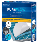 PUREFLOW 2027 Audi A8 Quattro Cabin Air Filter with Antibacterial Technology, PC99334X