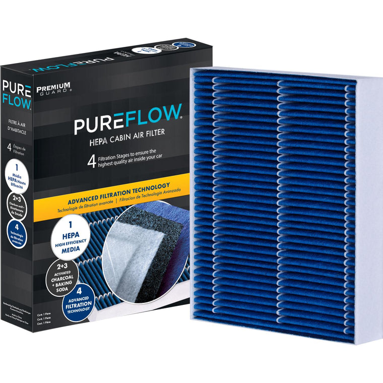 PUREFLOW 2014 BMW M135i Cabin Air Filter with HEPA and Antibacterial Technology, PC4255HX