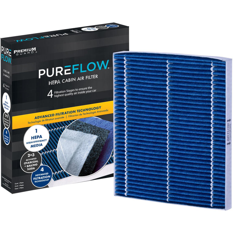 PUREFLOW 2026 Hyundai HB20S Cabin Air Filter with HEPA and Antibacterial Technology, PC4684HX