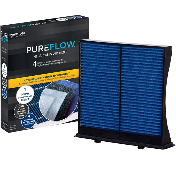 PUREFLOW 2013 Subaru XV Cabin Air Filter with HEPA and Antibacterial Technology, PC6115HX