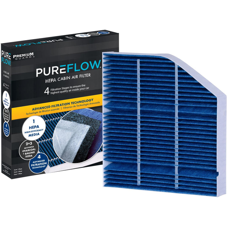 PUREFLOW 2027 Mercedes-Benz AMG GT 63 S E Performance Cabin Air Filter with HEPA and Antibacterial Technology, PC99241HX