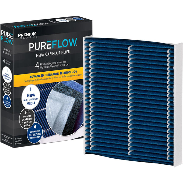 PUREFLOW 2023 Toyota Hiace Cabin Air Filter with HEPA and Antibacterial Technology, PC99456HX