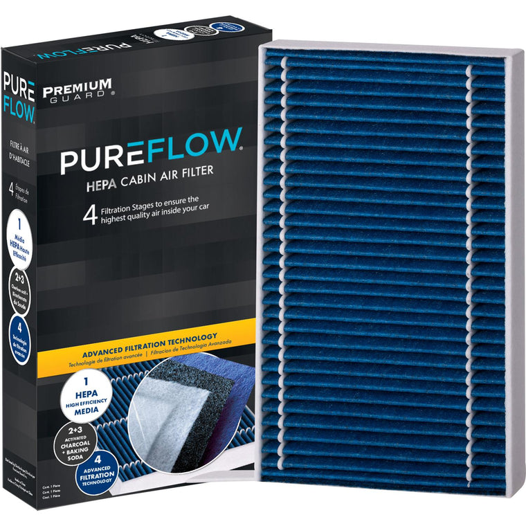 PUREFLOW 2024 Tesla 3 Cabin Air Filter with HEPA and Antibacterial Technology, PC99502HX
