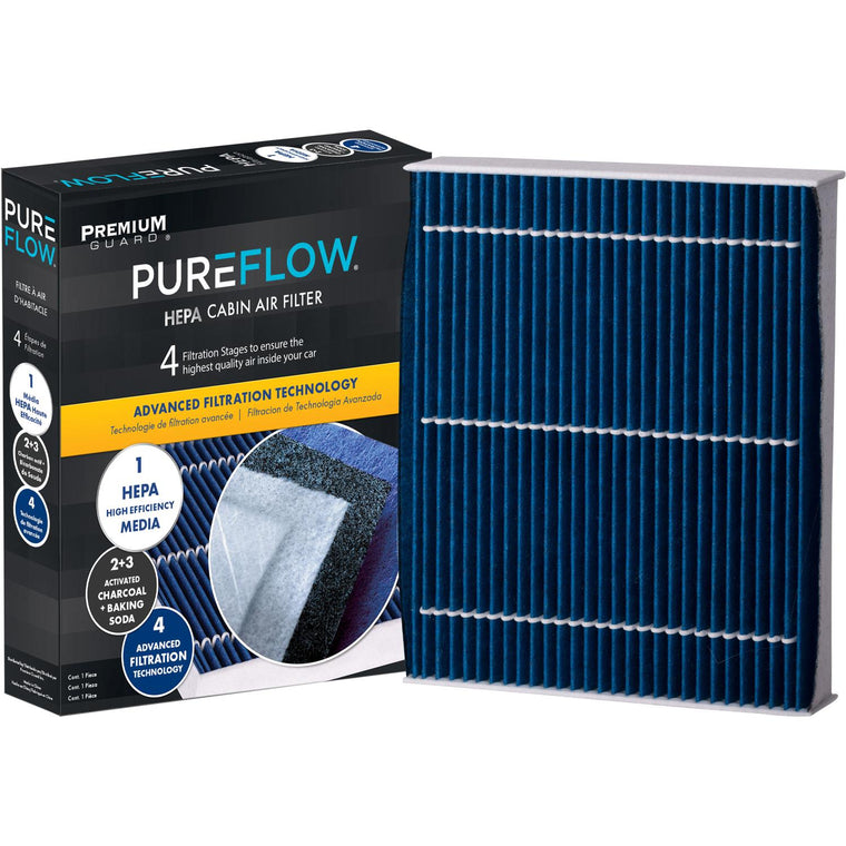PUREFLOW 2026 Lincoln Nautilus Cabin Air Filter with HEPA and Antibacterial Technology, PC99542HX