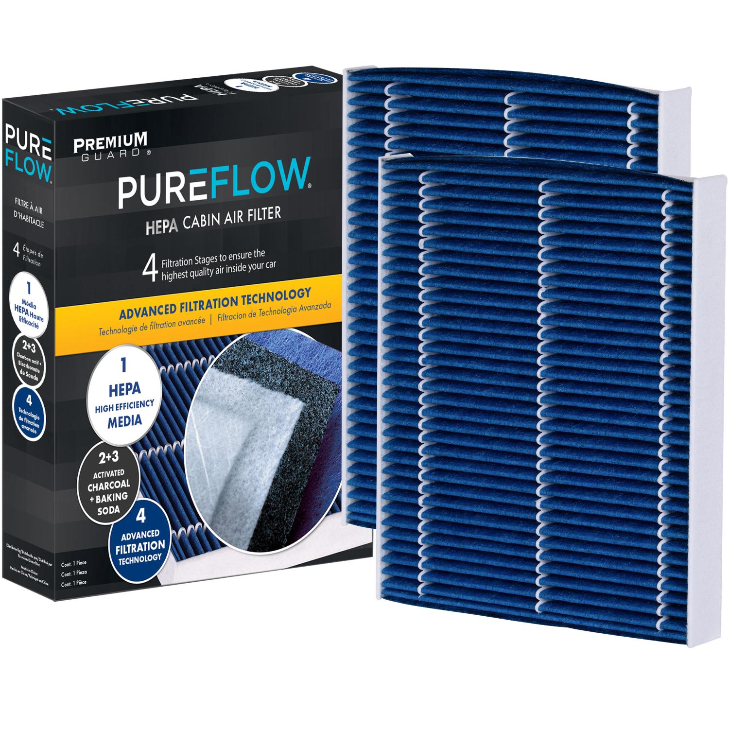 PUREFLOW 2020 Rolls-Royce Wraith Cabin Air Filter with HEPA and Antibacterial Technology, PC4329HX