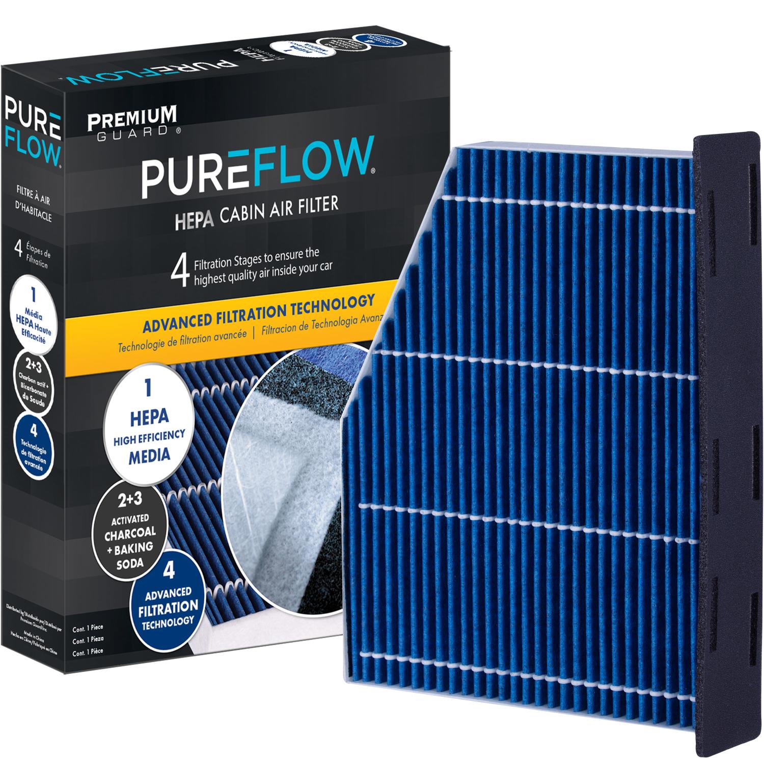PUREFLOW 2026 Volkswagen Tera Cabin Air Filter with HEPA and Antibacterial Technology, PC5586HX