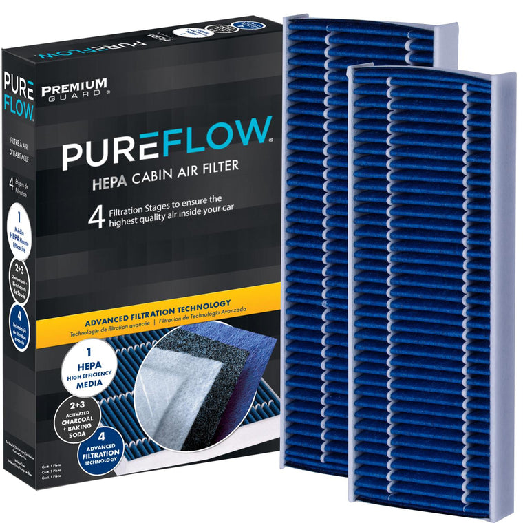 PUREFLOW 2016 Nissan NP300 Frontier Cabin Air Filter with HEPA and Antibacterial Technology, PC5764HX