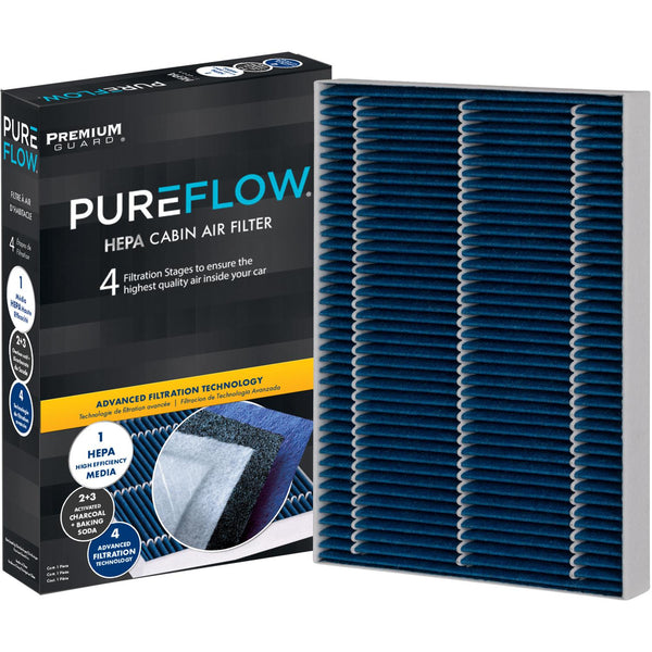 PUREFLOW 2022 Bentley Bentayga Cabin Air Filter with HEPA and Antibacterial Technology, PC99334HX