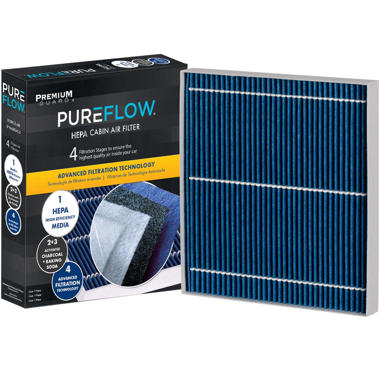 PUREFLOW 2023 Genesis Electrified GV70 Cabin Air Filter with HEPA and Antibacterial Technology, PC99549HX
