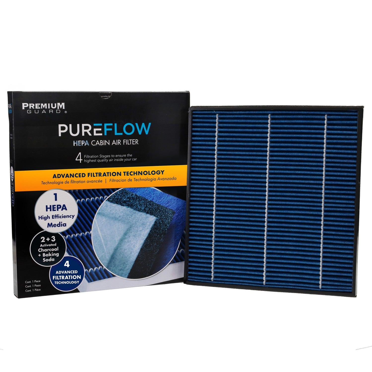 PUREFLOW 2011 Chevrolet Camaro Cabin Air Filter with HEPA and Antibacterial Technology, PC4014HX