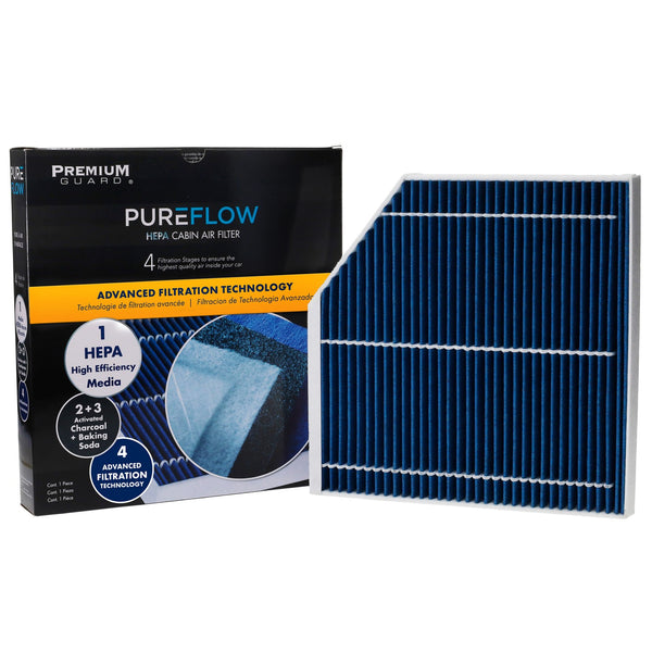 PUREFLOW 2013 Audi A6 Quattro Cabin Air Filter with HEPA and Antibacterial Technology, PC4439HX