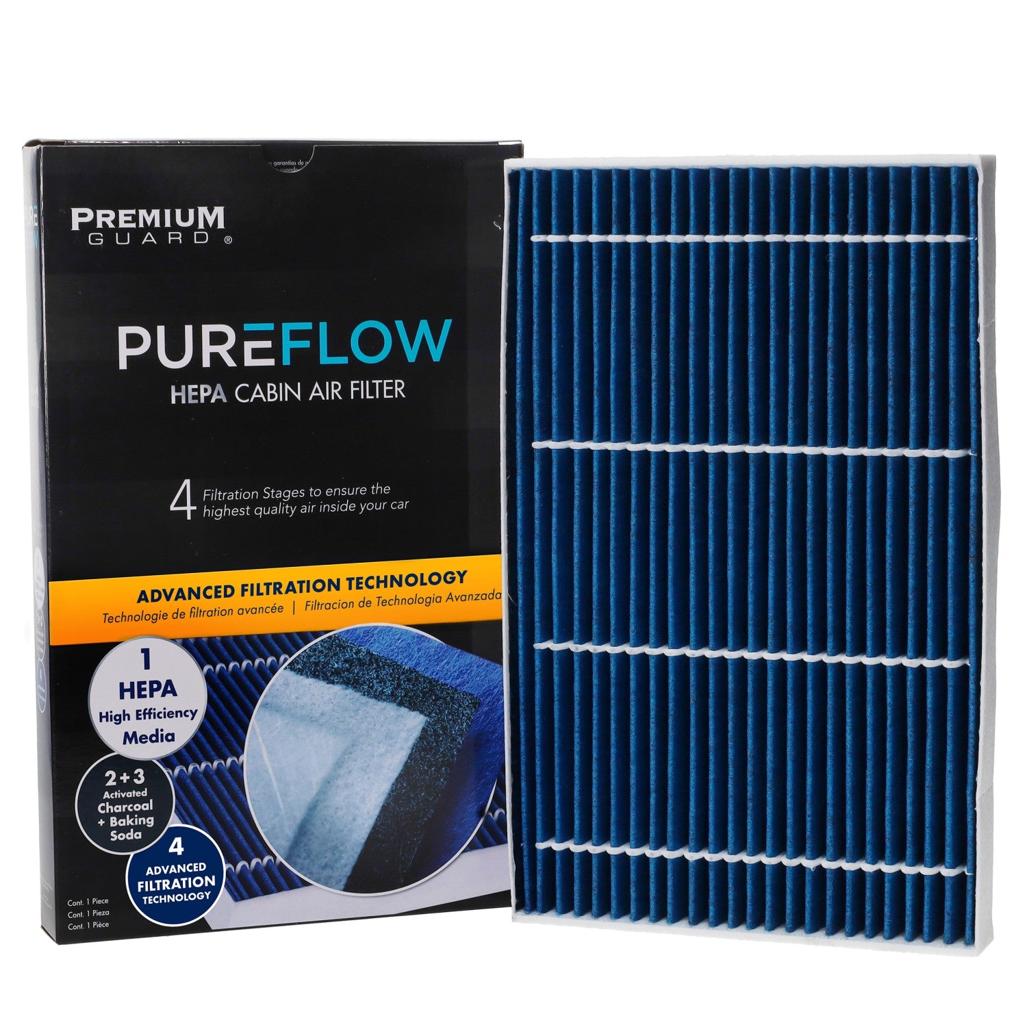 PUREFLOW 2011 Chevrolet Corvette Cabin Air Filter with HEPA and Antibacterial Technology, PC5623HX