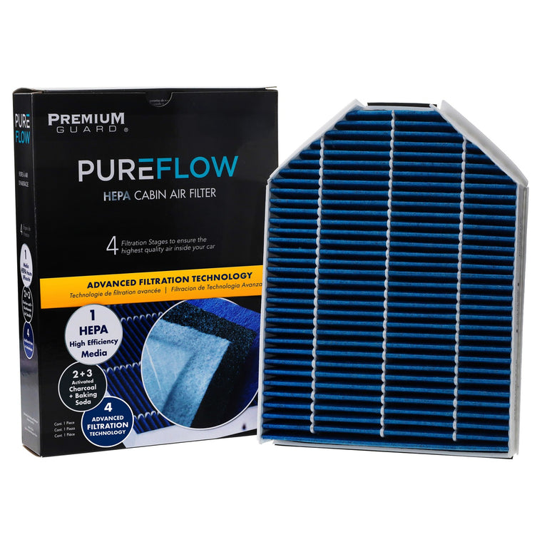 PUREFLOW 2011 Jaguar XKR Cabin Air Filter with HEPA and Antibacterial Technology, PC9381HX