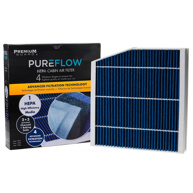 PUREFLOW 2015 Mercedes-Benz A200 Cabin Air Filter with HEPA and Antibacterial Technology, PC99011HX