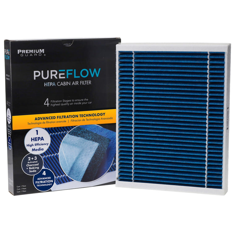 PUREFLOW 2017 Mercedes-Benz C300 Cabin Air Filter with HEPA and Antibacterial Technology, PC99164HX