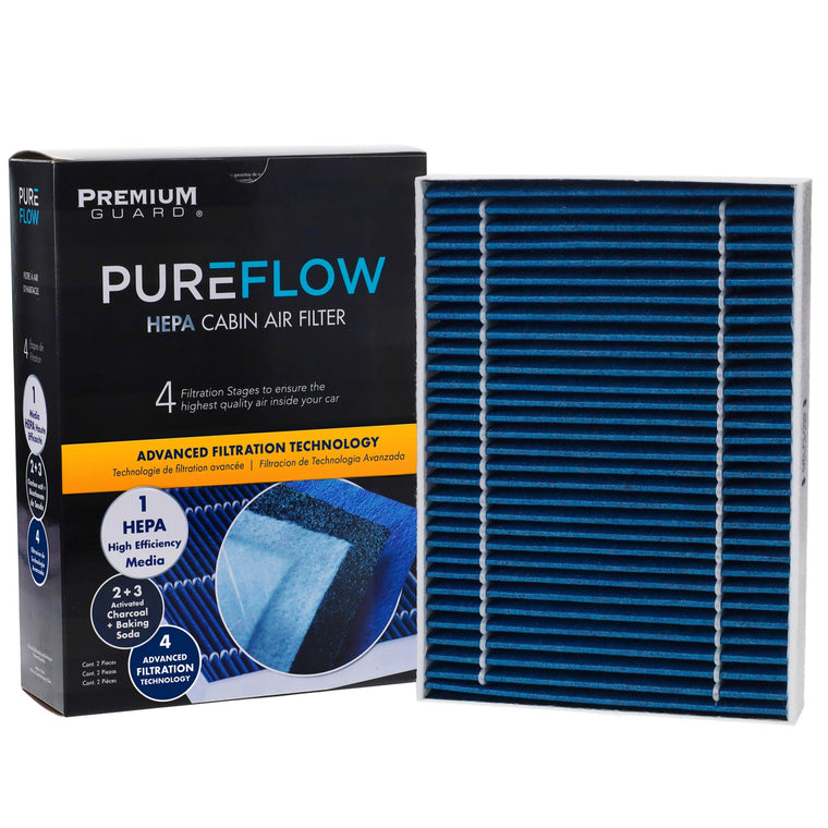 PUREFLOW 2020 BMW 750Li xDrive Cabin Air Filter with HEPA and Antibacterial Technology, PC99244HX