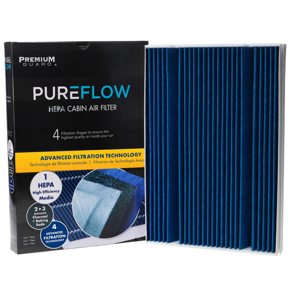 PUREFLOW 2023 Pleasure-Way Ascent Cabin Air Filter with HEPA and Antibacterial Technology, PC99348HX