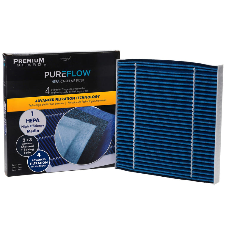 PUREFLOW 2025 Mitsubishi Mirage G4 Cabin Air Filter with HEPA and Antibacterial Technology, PC9938HX