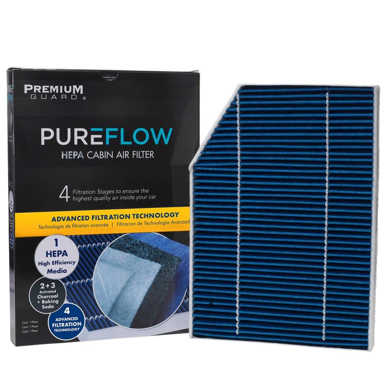 PUREFLOW 2020 Toyota GR Supra Cabin Air Filter with HEPA and Antibacterial Technology, PC99458HX