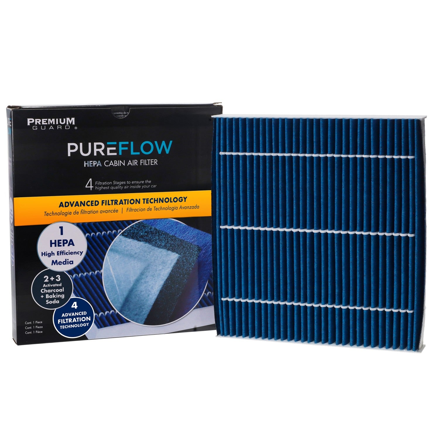 PUREFLOW 2022 Ford Ranger Cabin Air Filter with HEPA and Antibacterial Technology, PC99461HX