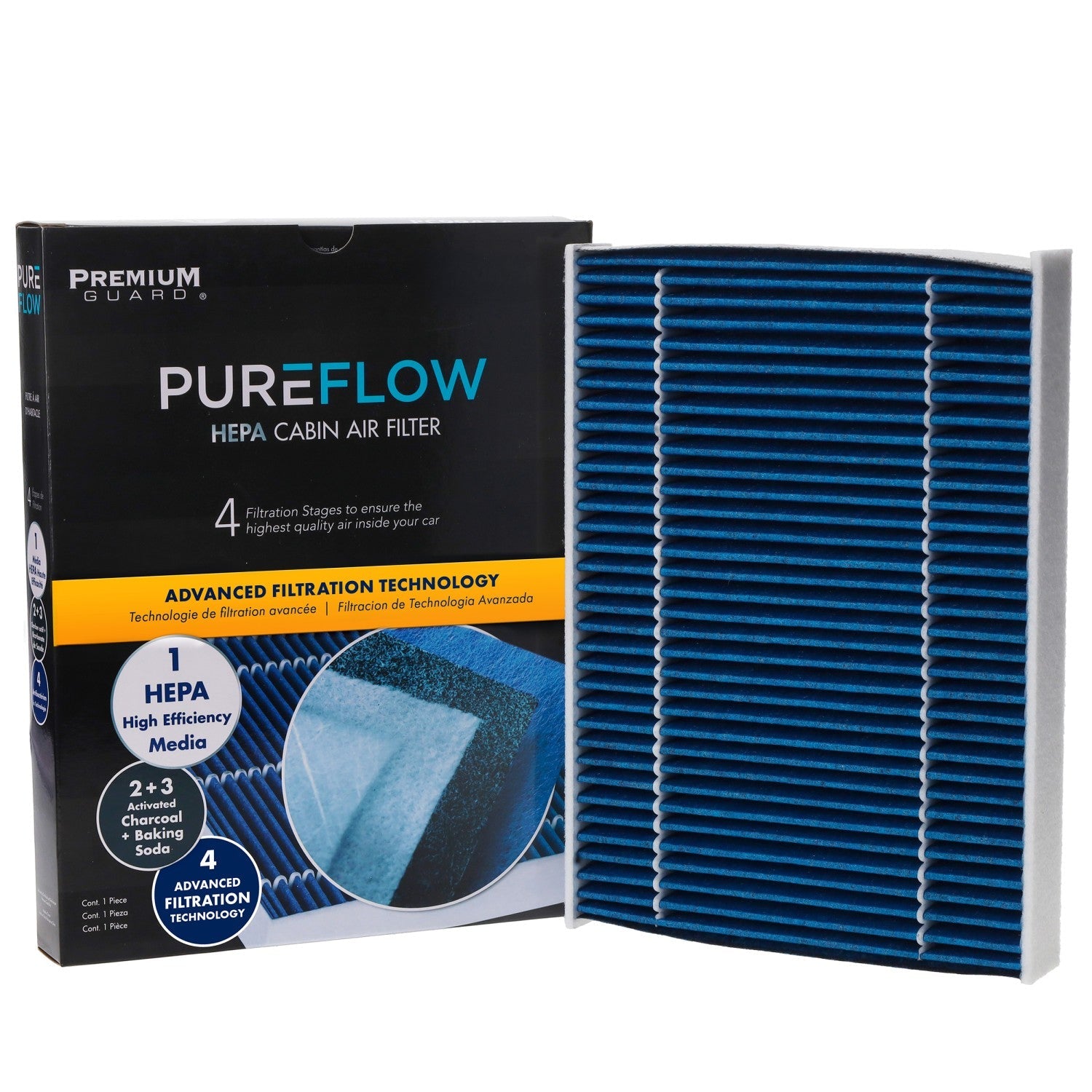 PUREFLOW 2026 Toyota Sequoia Cabin Air Filter with HEPA and Antibacterial Technology, PC99474HX