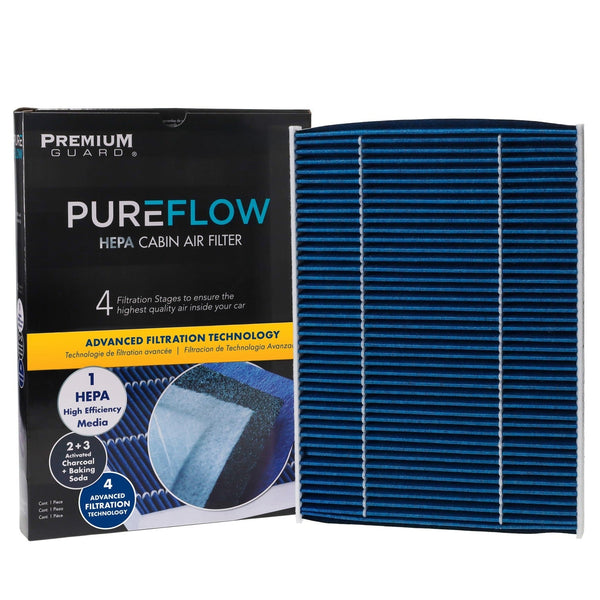 PUREFLOW 2027 Alfa Romeo Stelvio Cabin Air Filter with HEPA and Antibacterial Technology, PC99492HX