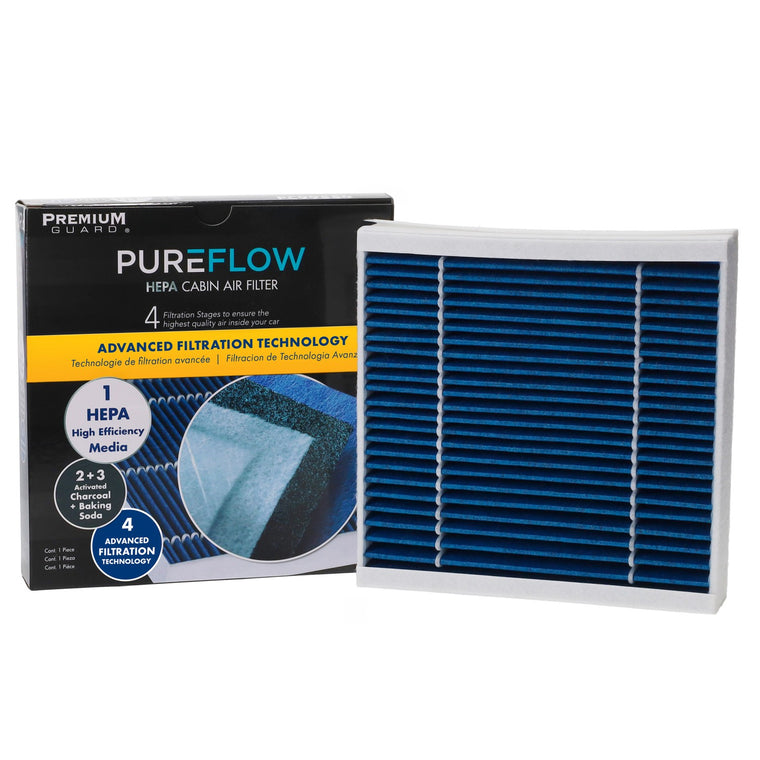 PUREFLOW 2023 Mercedes-Benz GLE63 AMG S SUV Cabin Air Filter with HEPA and Antibacterial Technology, PC99559HX