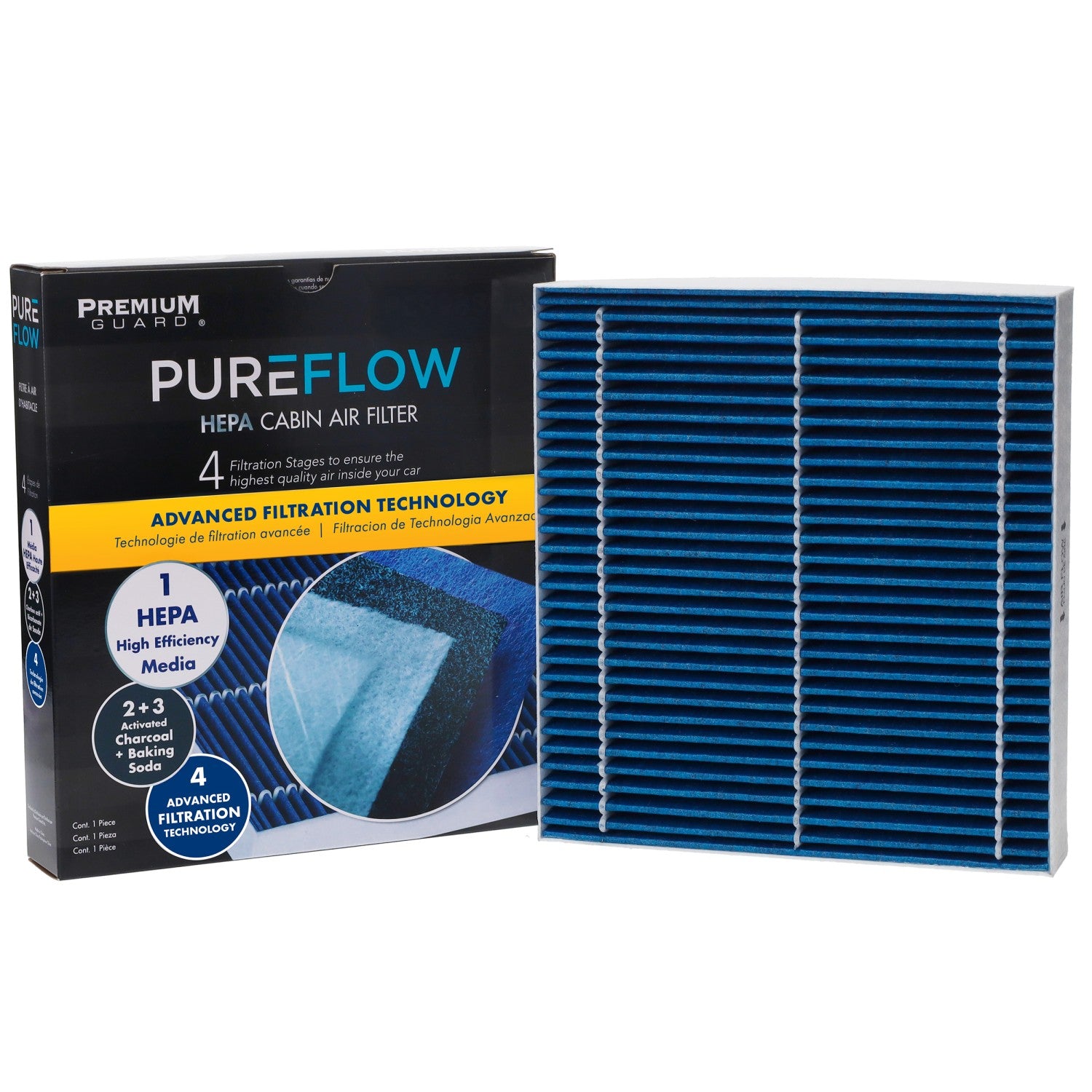PUREFLOW 2025 Nissan Pathfinder Cabin Air Filter with HEPA and Antibacterial Technology, PC99889HX