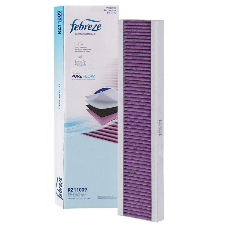 Febreze Odor Control Cabin Air Filter by PUREFLOW RZ11009 | Fits 2003 Mini Cooper