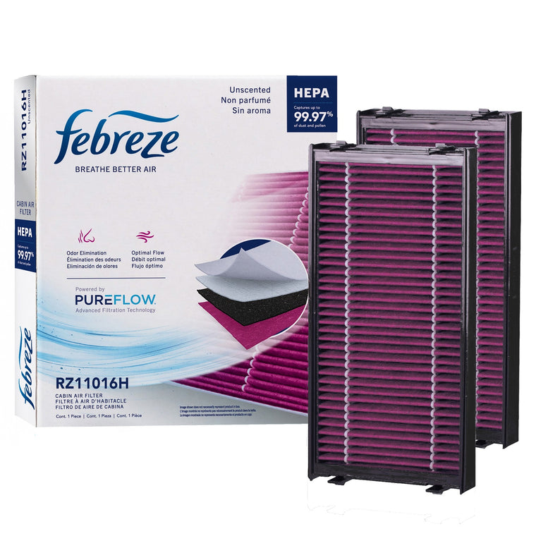 Febreze Odor Control HEPA Cabin Air Filter by PUREFLOW RZ11016H | Fits 2013 BMW X5